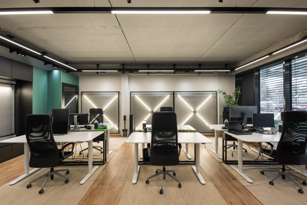 Modernes Open Space Büro